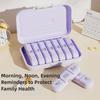 7Pcs Portable Travel Pill Organizer Box Mini Moisture Proof Medicine Pill Case Weekly and Daily Sealing Pill Container Storage