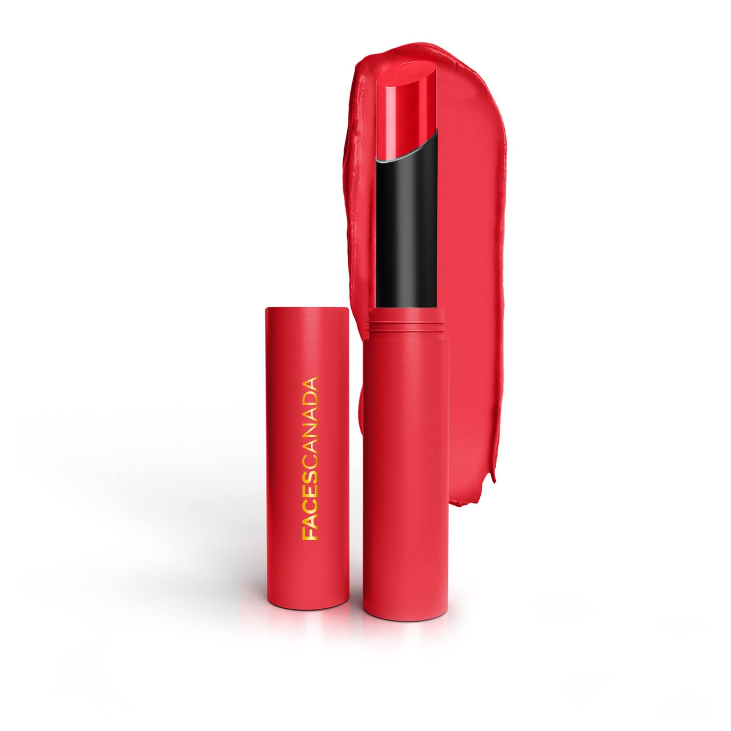 

FACESCANADA Long Stay 3-In-1 Matte Lipstick - Showstopper Red 09, 2 Gm