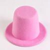 New Small Miniature Top Hat Gothic Lolita Embryos Diy Craft Hats Formal Holiday Bottle Covers Snowman Costume Accessories Party