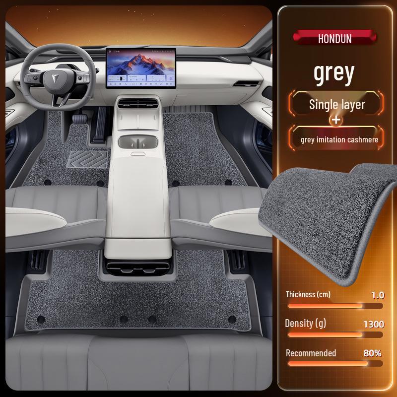 Dark Blue TPE Floor Mats for L06 - 2026 Car Interior Accessories