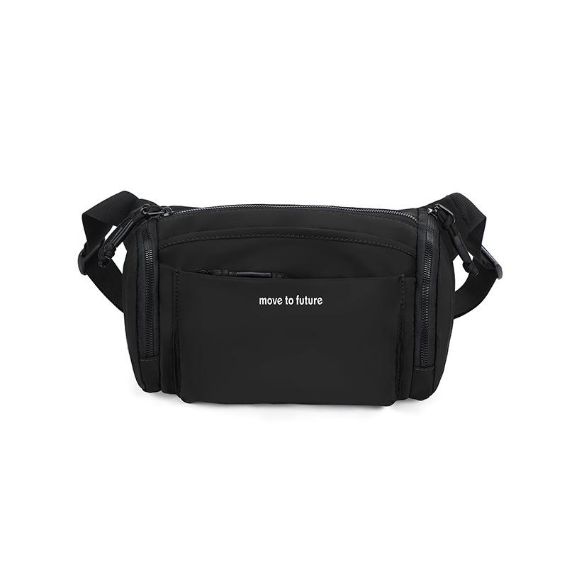 Men's Large Capacity Shoulder Bag Sports Waist Bag Commuter Travel Shoulder Mobile Phone Bag