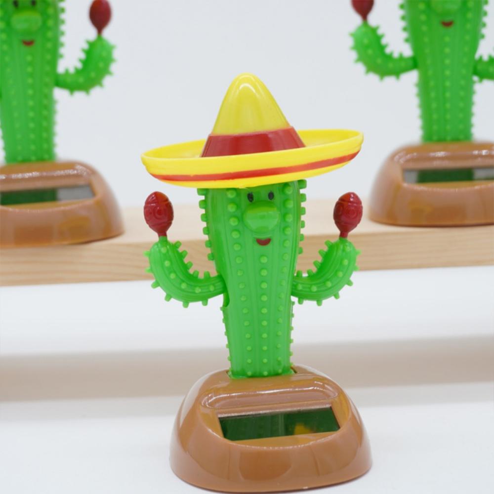 Schattig Auto Ornament, Schuddend Hoofd Ornament, Cactus Creatief Ornament, Auto Interieur Decoratie Accessoire, Woondecoratie Cadeau