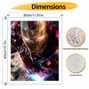 Disney Oil Painting DIY Digital Painting Iron Man Superhero Action Portrait HandPainted Wall Art for Living Room Entryway.