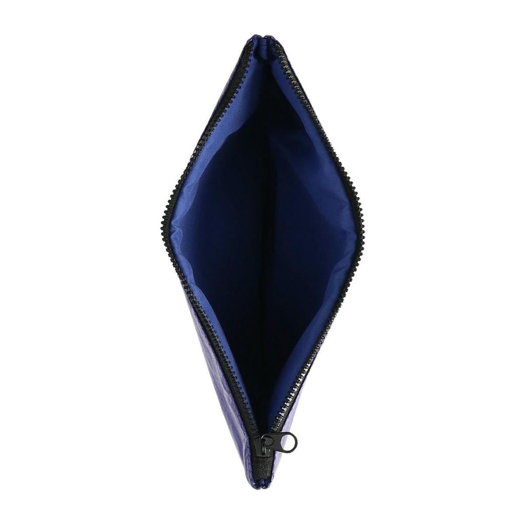 Flat Pouch with Hand Collection Marks Steel Silver Strap, HDS-PO02-MSV