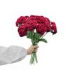 1/5/9pcs Hand Knitted Fake Rose Flowers Crochet Woven Rose Flower Bouquet  Mother's Day