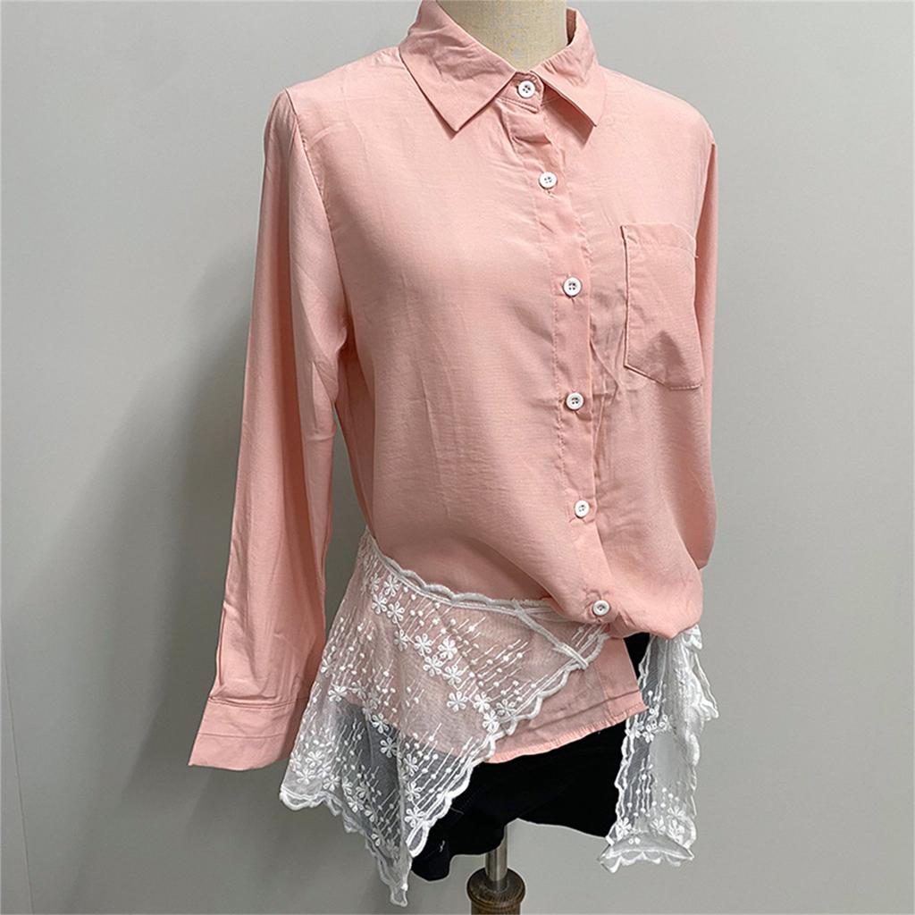 Women's Elegant Flower Lace Shawl Wrap Faux Collar Neck Scarf Tie Knot Front Mini Shoulder Capes Decorative Waist Belt