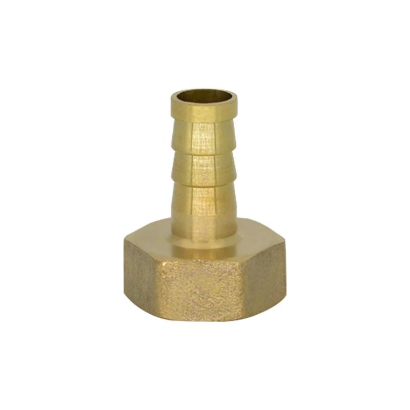 

Female Thread Straight Pipe Connector (3/4 ) with 19mm Hose Brass Barb Tail - Fitting Joint Coupler Adapter 10 mm Hose OD&3 4