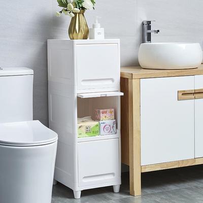 Push Pull Cover Locker Toy Clothing Multi Function Locker Bathroom Kitchen Living Room Crack Cabinet