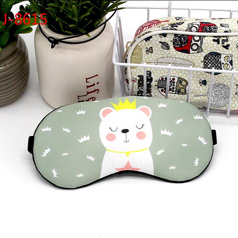 1pc Cotton Creative Lovely Cartoon for Eye Travel Relax Sleeping Aid Eye Patch Shading Eye Mask Sleeping Mask Eyepatch Eye Cover
