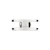 Gucci Interlocking Double G Hollow Detail 925 Silver Ring Unisex rings 797031J8400