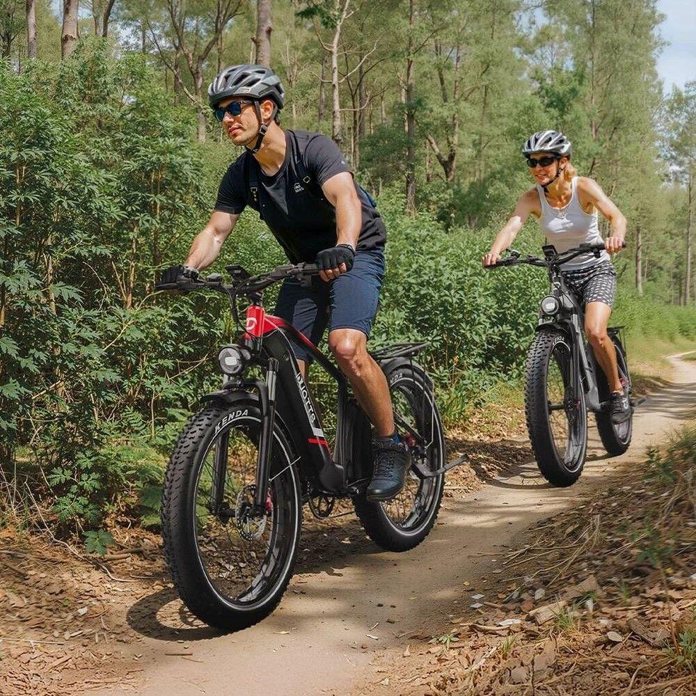 Bicicletta elettrica Duotts F26 Lite, motore 500W, batteria 48V 18AH, velocità massima 50 km/h, autonomia 90km, pneumatici 26x4.0 pollici