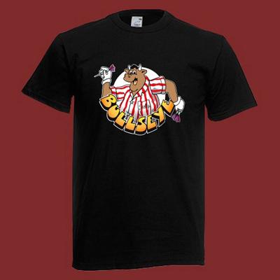 Men's and Women's T-shirts Bullseye Game Show Men's Black Size S-5XL
