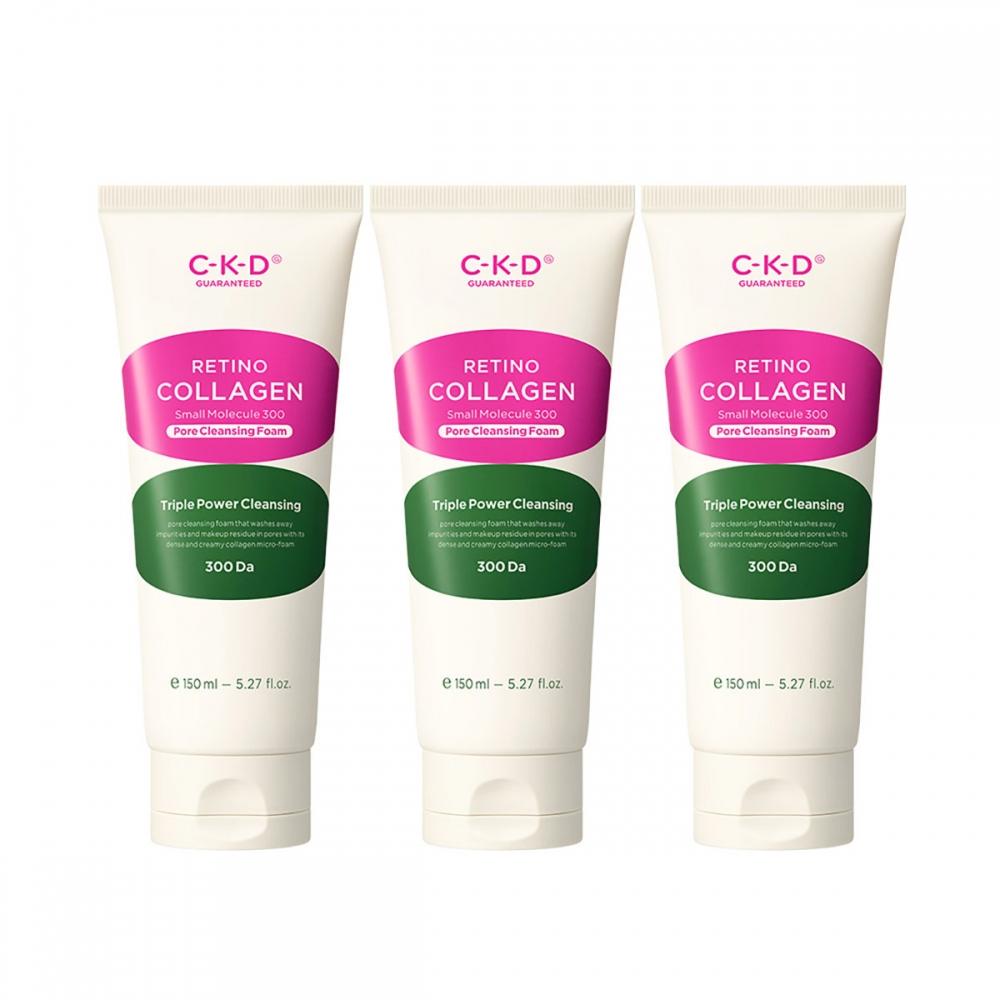 

CKD Retino Collagen Low Molecular 3000 Cleansing Foam 150ml x 3