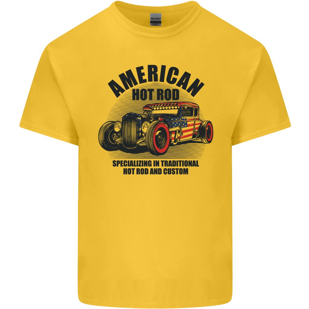 American Hot Rod Hotrod Enthusiast Car Unisexs Light Cotton TShirt