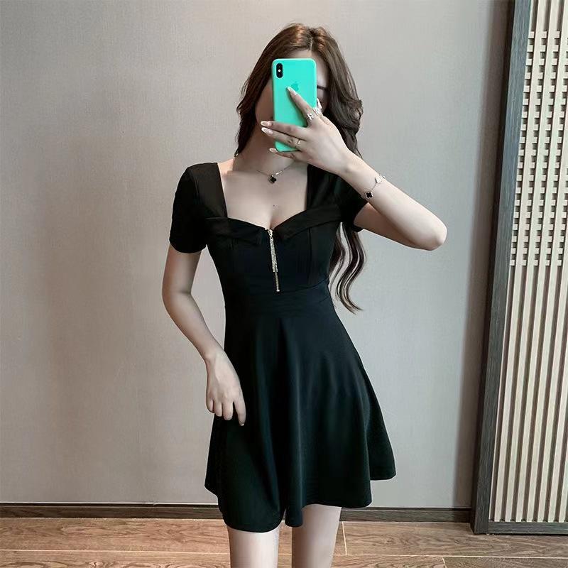 Pure desire style sexy dress new night show work nightclub clothes temperament Muse Fan waist and thin