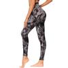 High-waisted Peach-bottom Yoga Trousers Outdoor Tummy-slimming Stretchy Form-fitting Quick-drying Sports Leggings for Women with A Printed Design