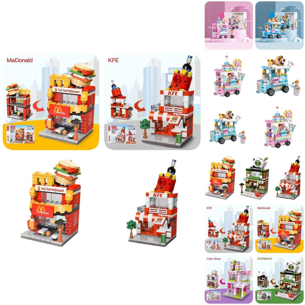 High-quality Abs Plastic Building Blocks Compatible With City Street Scene