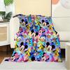 1pc Mickey Mouse and Friends Velvet Throw Blanket for Bedding, Sofa Cover, Gift or Home Decor - Soft and