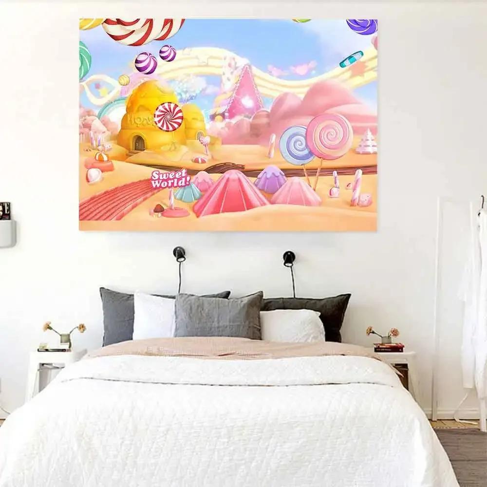 

Fairy Tale World Fantasy Decorative Tapestry Home Wall Living Room Office Decorative Tapestry 74x94cm(29x37in)
