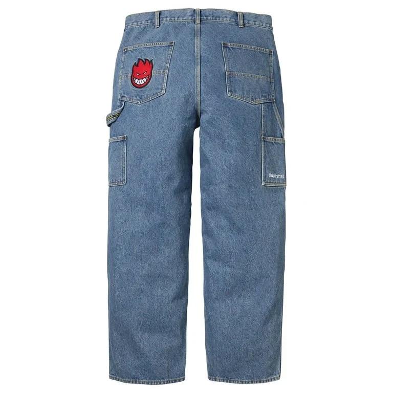 Supreme X Spitfire Double Knee Painter Pant Denim