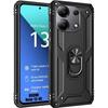 Case - Xiaomi - Redmi Note 13 4G - Rigid - Shockproof - 360° Rotating Ring