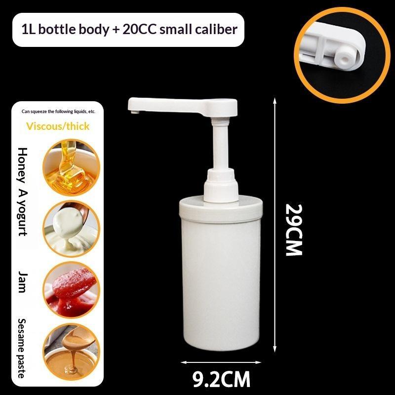 Food Grade Plastic Multipurpose Syrup Dispenser Detachable Design Accurate Pump For Cafe Milk Tea Shop Home Bar