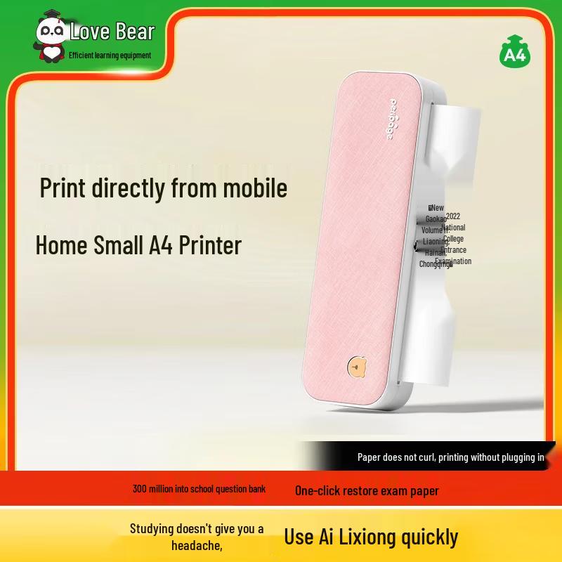 

Ailixiong A40 304dpi Inkless Portable Printer CN plug (adapter included)