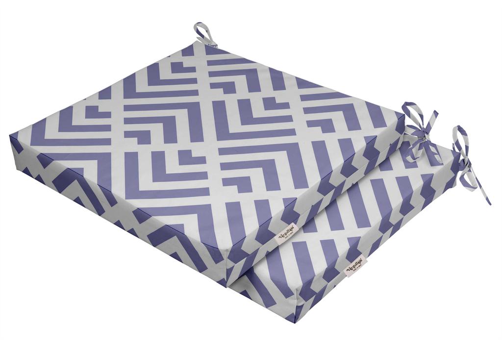 Vargottam Bedruckte Indoor Outdoor Stuhlkissen Rutschfest Esszimmerstuhl Kissen Quadratisch Geformt Esszimmerstuhl Kissen Mit Bindebändern