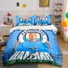 Conjunto de Roupa de Cama Manchester Haaland Conjunto de Roupa de Cama Capa de Edredom Capa de Edredom Fronhas Decoração de Casa (1 * Capa de Edredom 2 * Fronhas, sem enchimento de edredom)