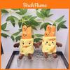 Cute Plush Pancake Food Doll Keychain Soft Pp Cotton Adorable Pendant Accessory