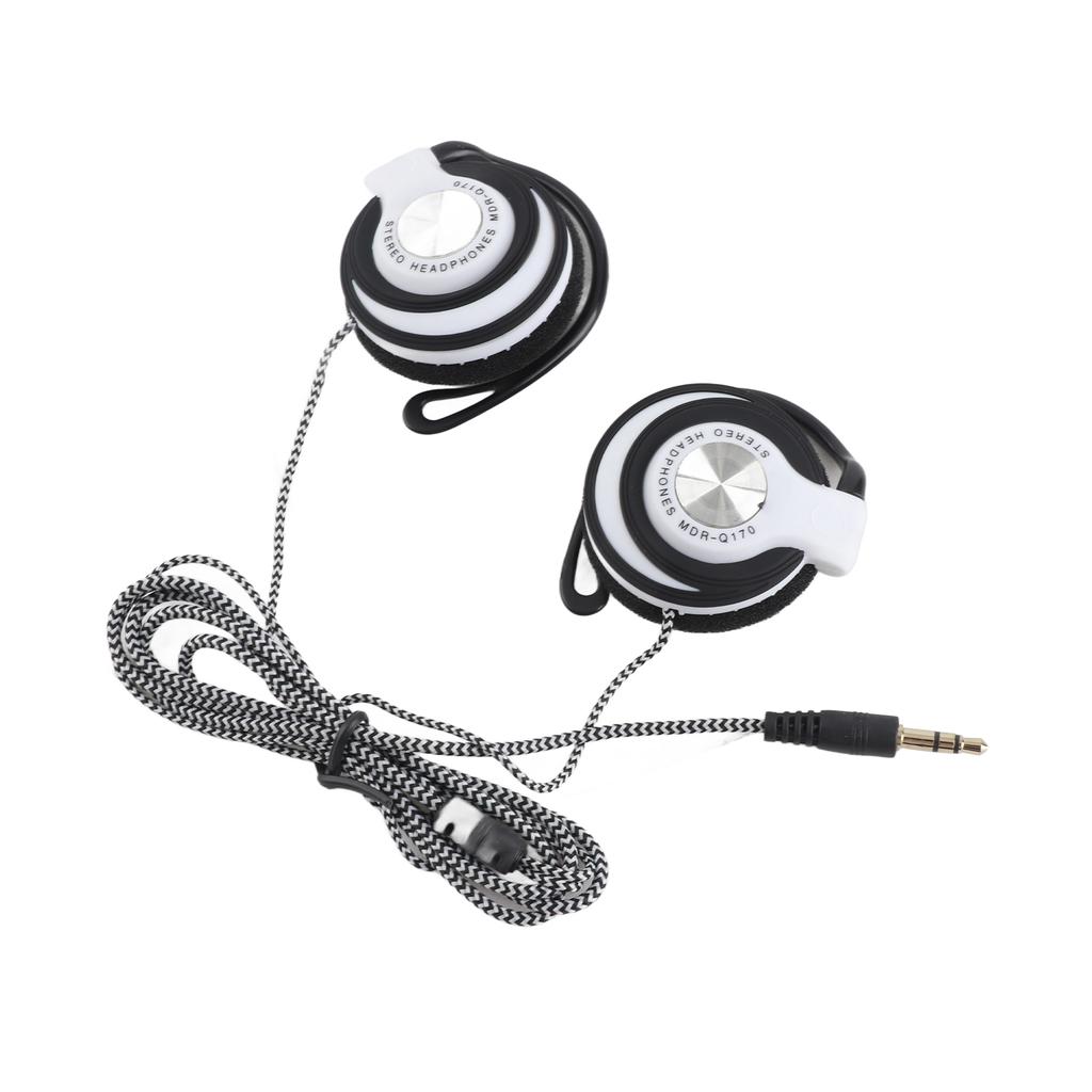 3.5mm Wired Gaming Headset On Ear Sports Headphones Ear Hook Music Earphones for Smartphones Tablet Laptop Desktop PC