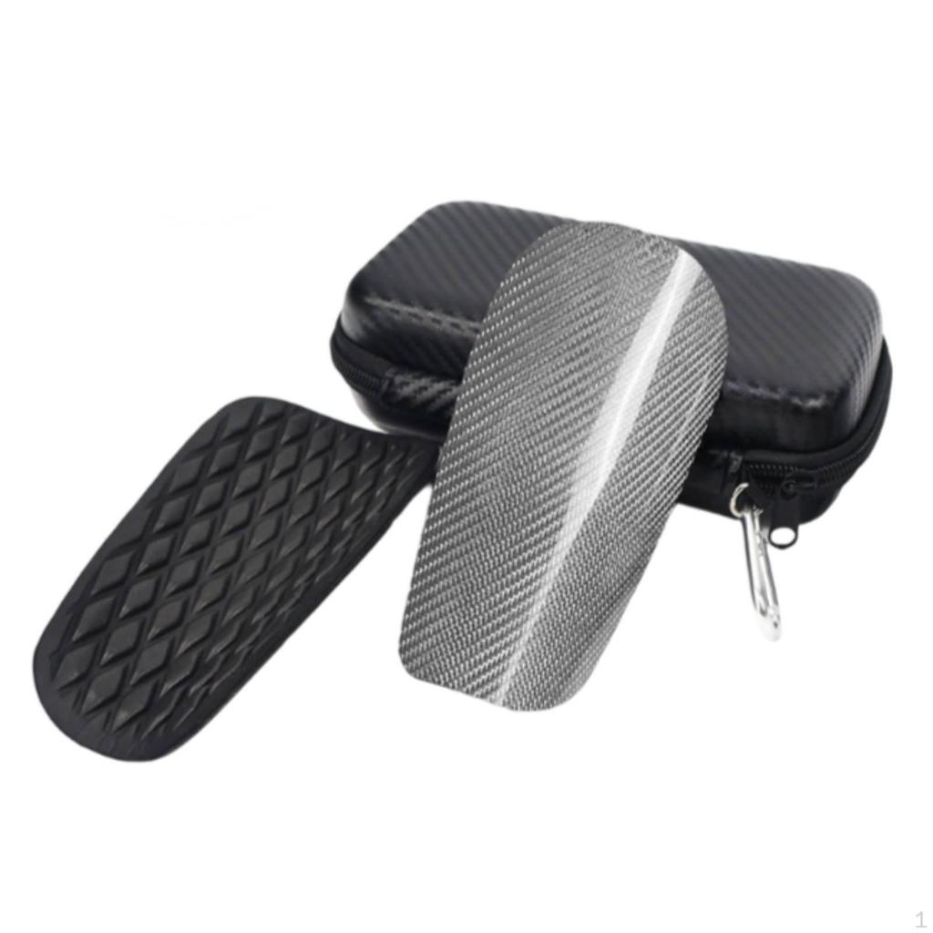 Carbon Fiber Shin Guard AntiImpact Football Leg Hard Cover Protector for Adults,