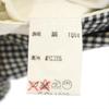 Lanvin Silk Check Pattern Tailored Jacket ST46-54 Black X White Men's Used
