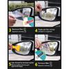 Rearview Mirror Anti Fog Rainproof Film Sticker For Volkswagen VW Golf 5 6 7 MK5 MK6 MK7 Car Side Window Waterproof Protector