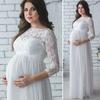 Abito per Mamma Incinta Accessori per Fotografia di Maternità Abbigliamento per Gravidanza Donna Abito in Pizzo per Incinta