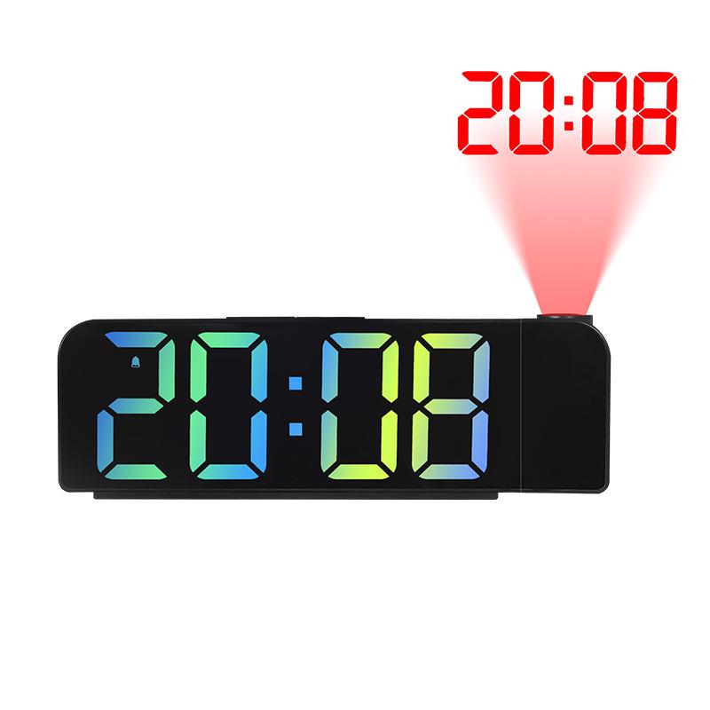LED Projection Alarm Clock with Large Display and Temperature 8013
