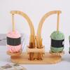 Multifunctionele Roterende Garenspoel Organizer Stand Magnetische Houten Garenhouder voor Naaien Haak Breien Project