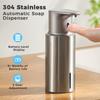 480ml Kitchen Soap Dispenser Automatic Sensor Hand Sanitizer Machine Intelligent Electric Body Wash Soap Dispenser 304 Stainl