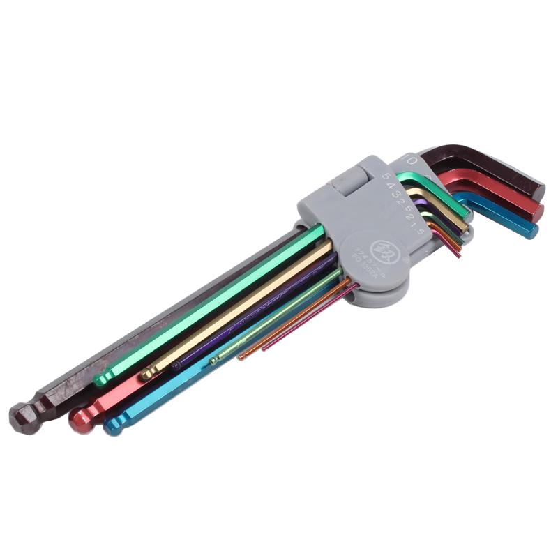 9-Piece Ball-End Hex Key Wrench Set