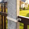 High Strength Fence Column Supports 30Pcs Panel Brackets, Heavy Duty Clips with 60 Screws, Easy Installation Connectors Anti Rattle Security Brackets