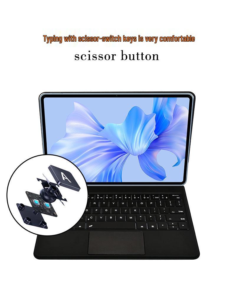 Floating Magnetic Smart Keyboard for Samsung Tab S7/S8/S9+ 11-inch/12.4-inch