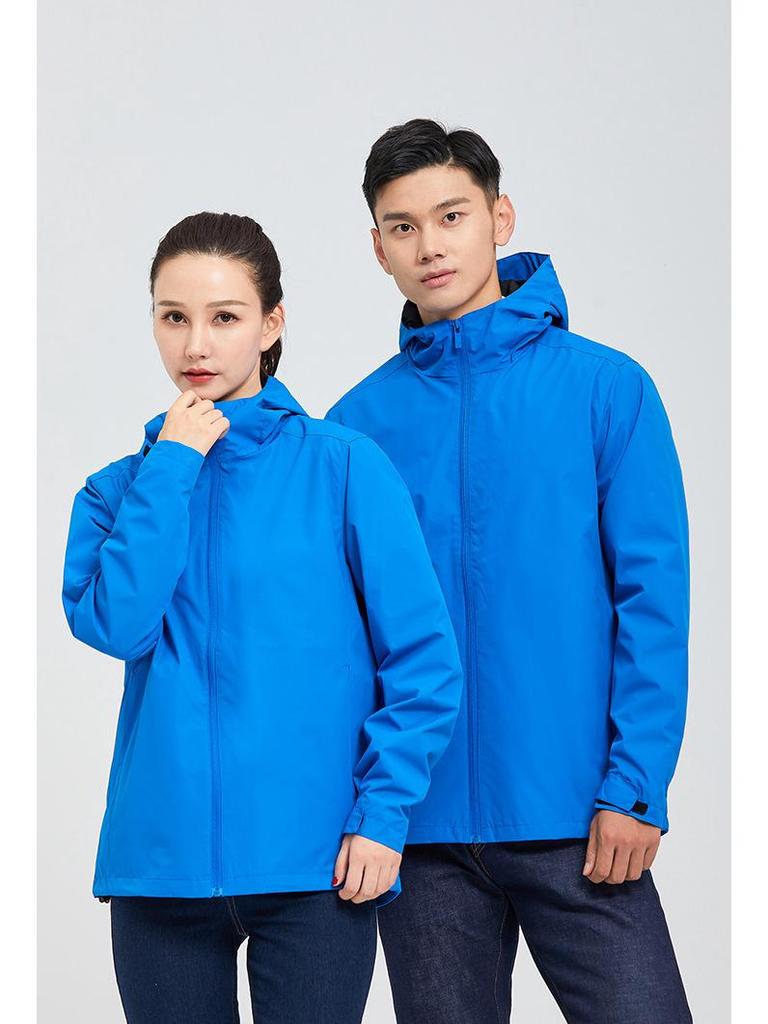 Unisex Lightweight Waterproof Windbreaker: Breathable, Mesh Lined, Windproof Jacket for Spring/Autumn.
