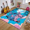 1pc S-Stitch Design Printed Area Rug Carpet for Bedroom Living Room Home Decor Rugs Mat Non Slip Mat Rug for Bedside