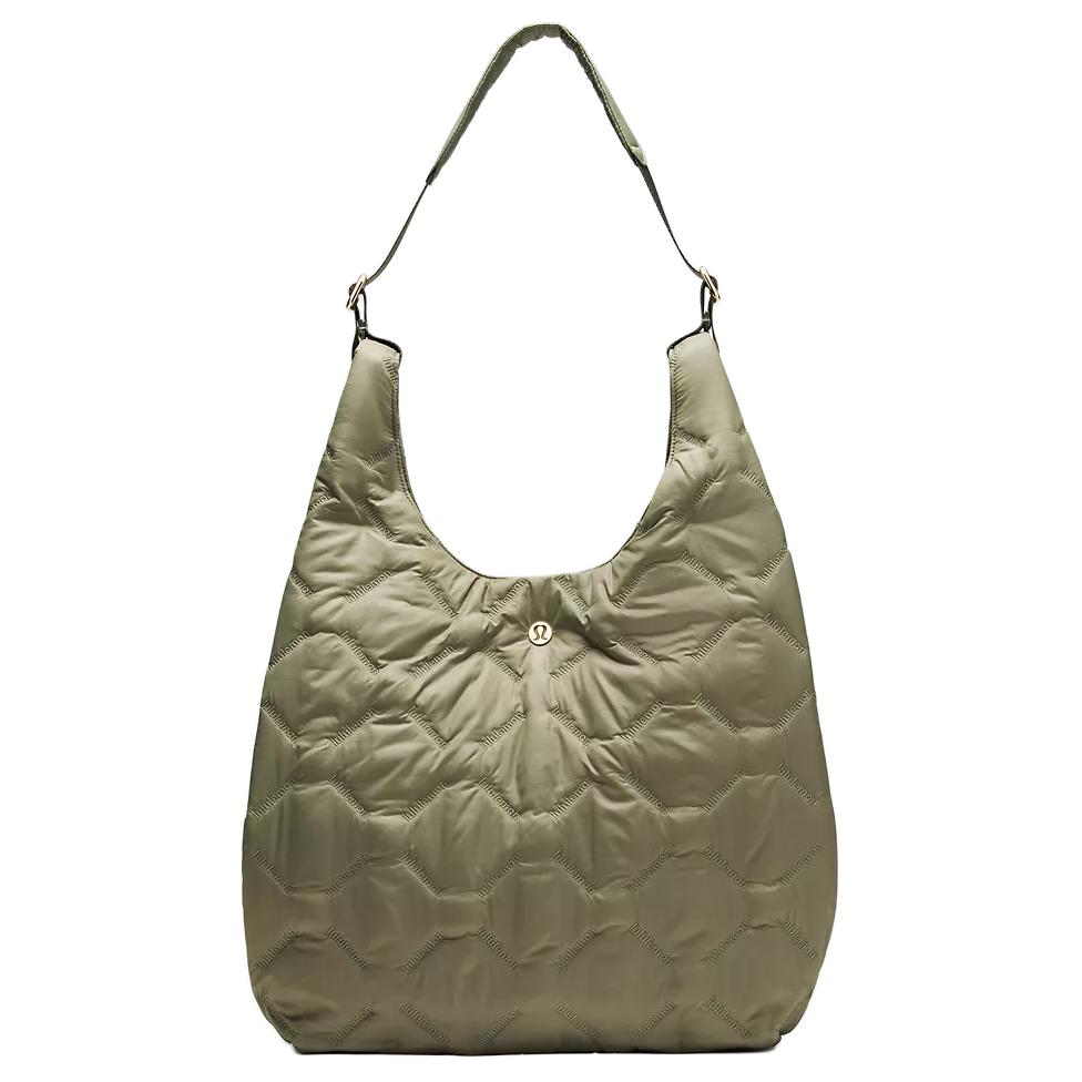 Lululemon 14L Quilty Pleasures Quilted Design Nylon Shoulder Bag Women bags Laurel-Leaf LW9FXQS-062214 Laurel Leaf