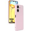 Silikona vāciņš - Xiaomi - Redmi 13C - Īpaši plāns - Aizsardzība pret triecieniem - Gaiši rozā