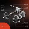 Power Steering Pump with Pulley for Honda CR-V Acura 2006-2011 Models (215419 56110PZDA02)