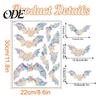 Detachable Window Sticker Butterflies Self-adhesive Rainbow Prism Suncatcher Decorate Glass Decal Home Decor Supplies