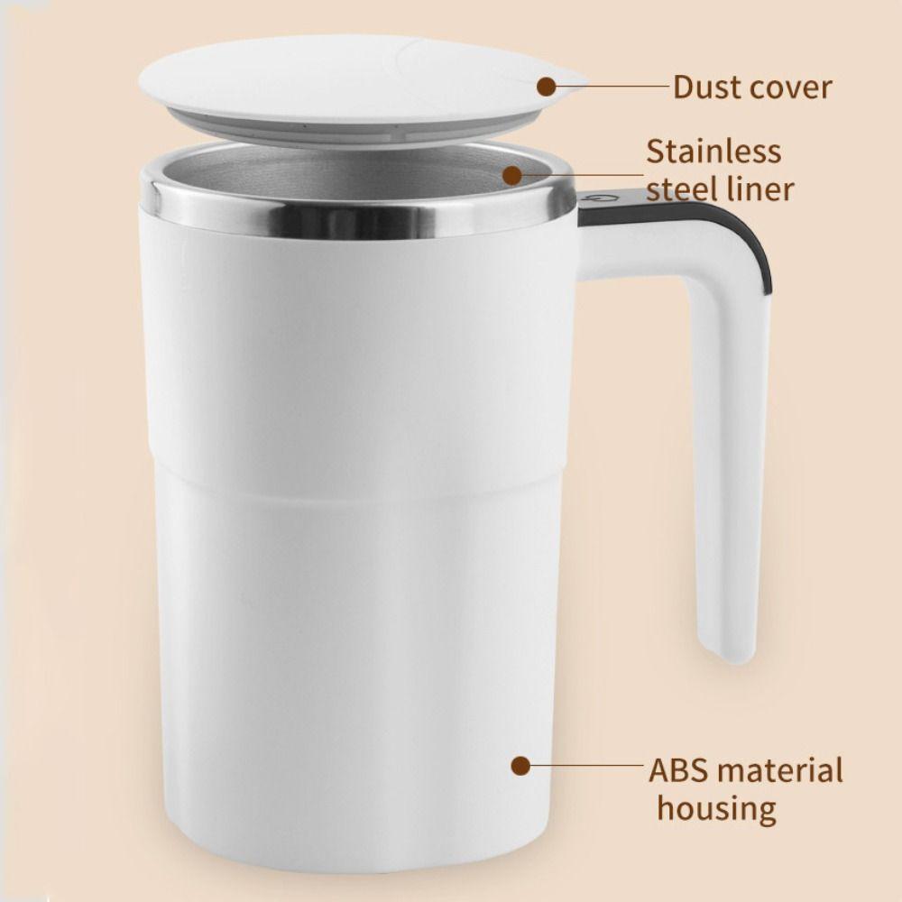 380ML Self Stirring Mug USB Rechargeable Automatic Mixing Cup Portable Magnetic Tea Cup Coffee