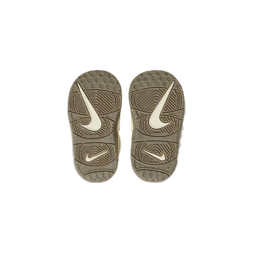 Nike Air More Uptempo TD Coconut Milk Team Gold Baby Sneakers Cream Gum-Dark-Brown DX1941-100