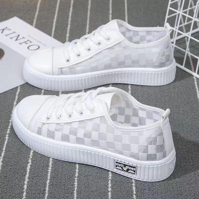 Sommer Neue Mesh Schuhe frauen Atmungsaktive Mesh Leinwand Schuhe frauen Mode Alle-spiel Student Schuhe Weichen Boden koreanischen Stil Turnschuhe